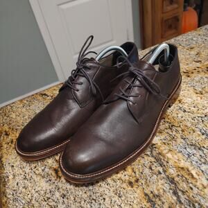 Banana Republic Brown Leather Shoes Size 10M Genuine Italian Leather
